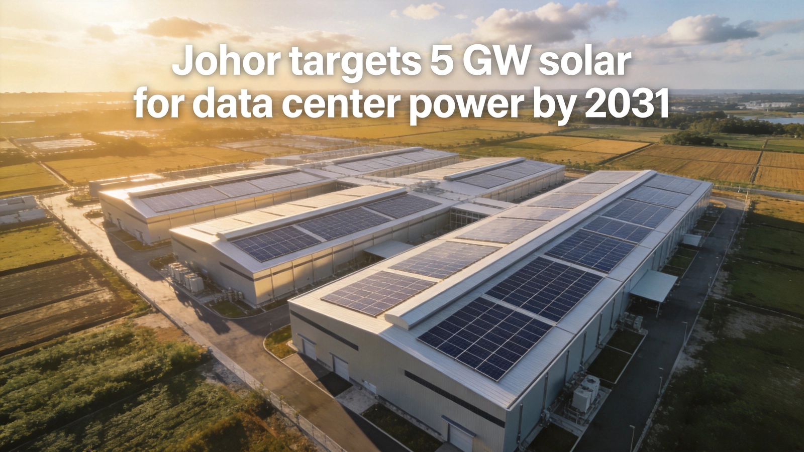 Johor Targets 5 GW Solar Capacity by 2031 to Power Expanding Data Center Sector