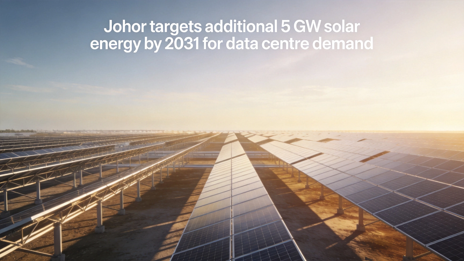 Johor Targets Additional 5 GW Solar Energy by 2031 to Meet Data Centre Demand