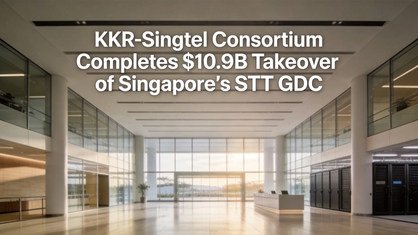 KKR-Singtel Consortium Completes $10.9B Takeover of Singapore's STT GDC