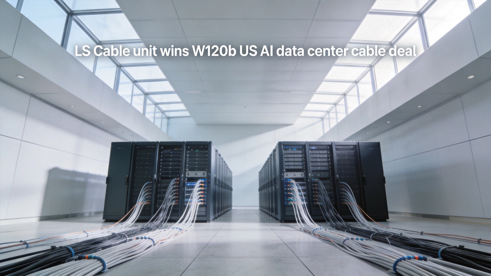 LS Cable's Gaon Cable Wins $90 Million AI Data Center Cable Deal with US Cloud Provider