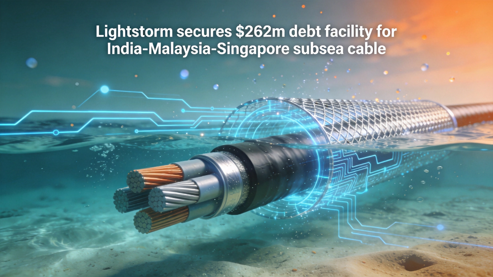 Lightstorm secures $262m debt facility for India-Malaysia-Singapore subsea cable