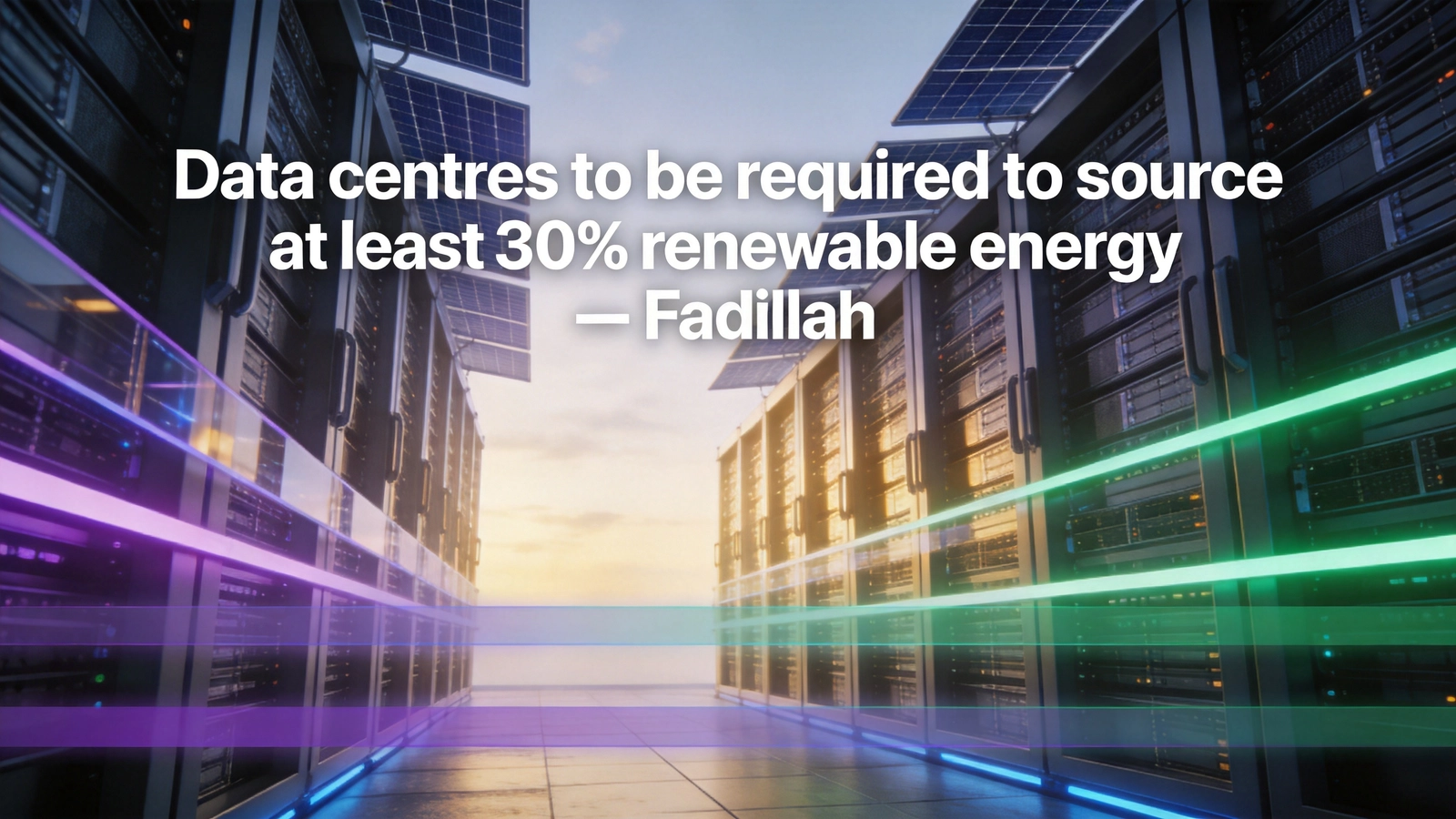 Malaysia Mandates 30% Renewable Energy for Data Centres