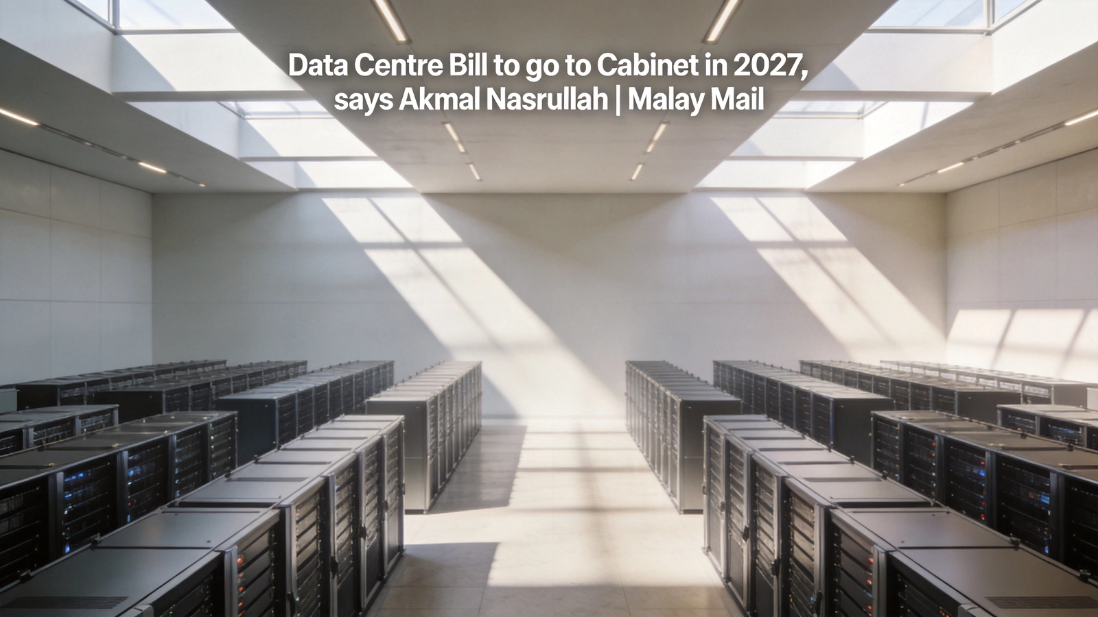 Malaysia to Table Digital Infrastructure (Data Centre) Bill in Cabinet Next Year to Regulate Data Centre Growth