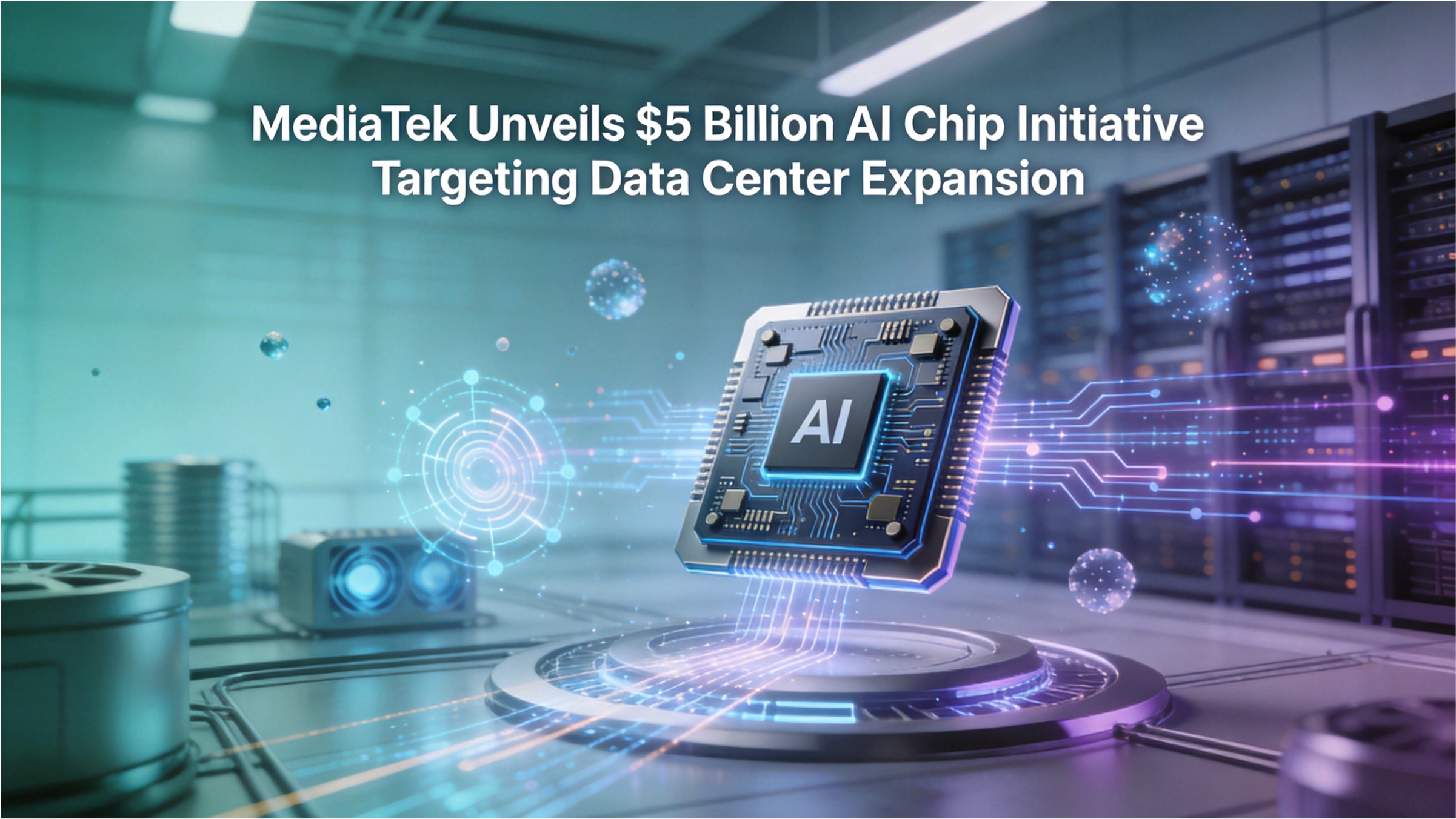 MediaTek Unveils $5 Billion AI Chip Initiative Targeting Data Center Expansion