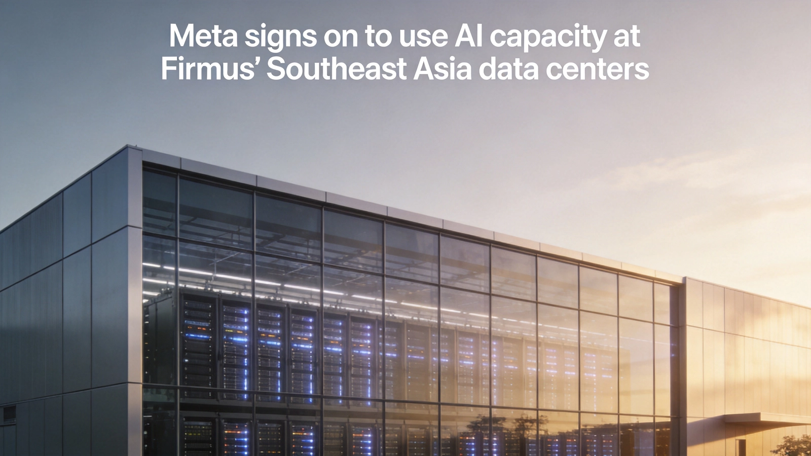 Meta Signs On to Lease AI Capacity at Firmus Southeast Asia Data Centers