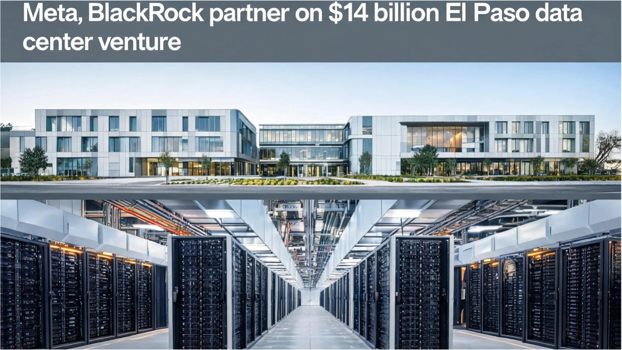 Meta and BlackRock Launch $14 Billion AI Data Center Venture in Texas
