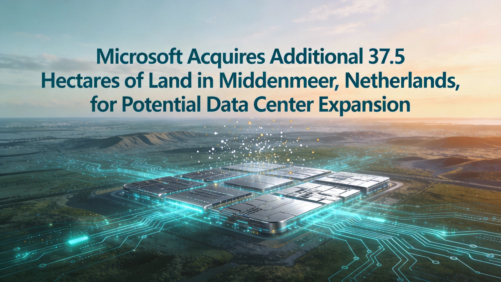 Microsoft Acquires Additional 37.5 Hectares of Land in Middenmeer, Netherlands, for Potential Data Center Expansion