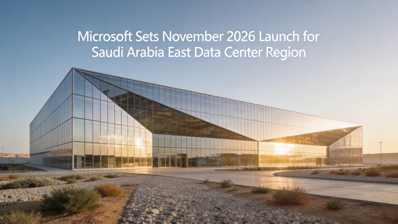 Microsoft Sets November 2026 Launch for Saudi Arabia East Data Center Region