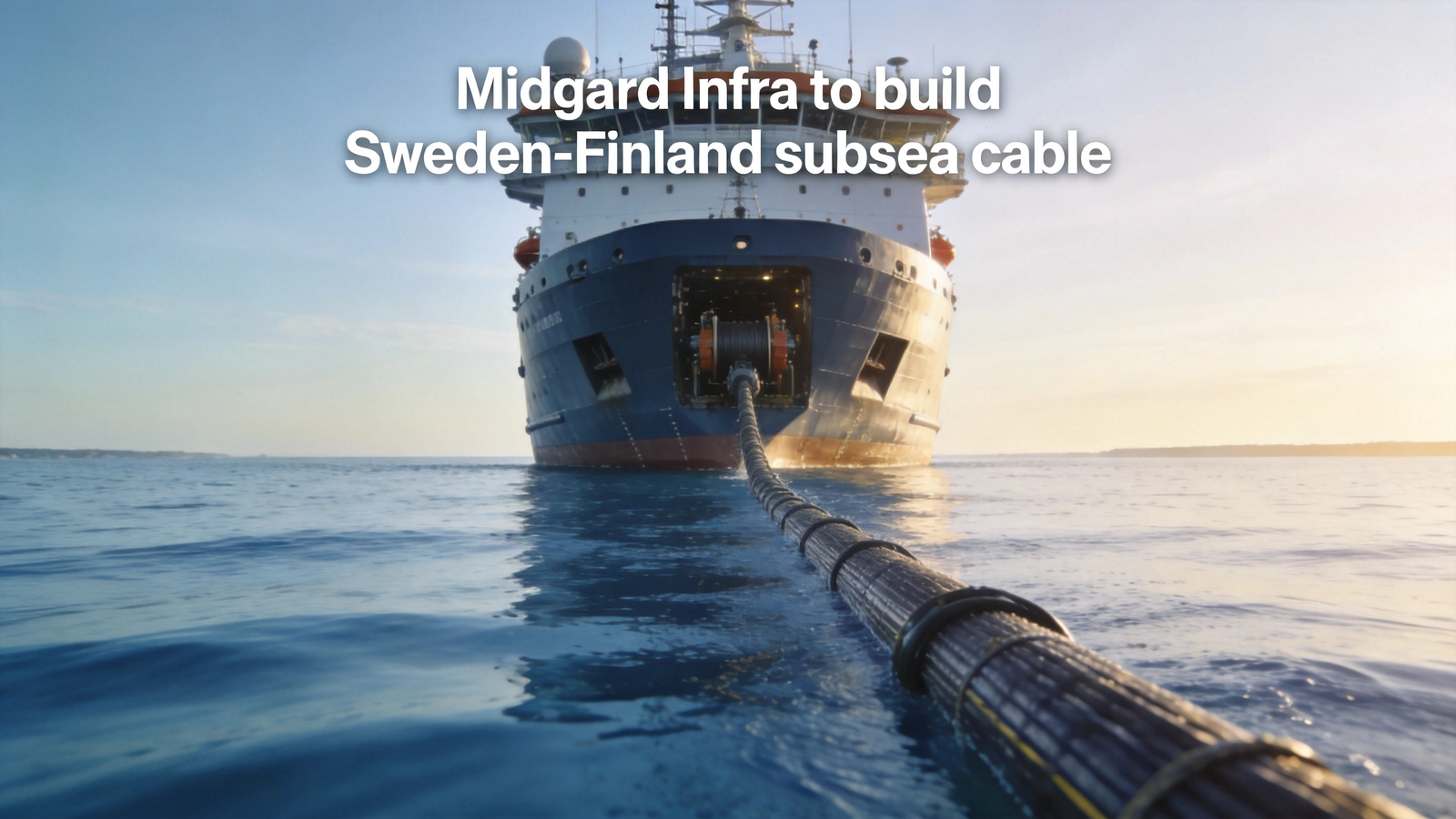 Midgard Infra to Build Sweden-Finland Subsea Cable with 144 Fiber Pairs