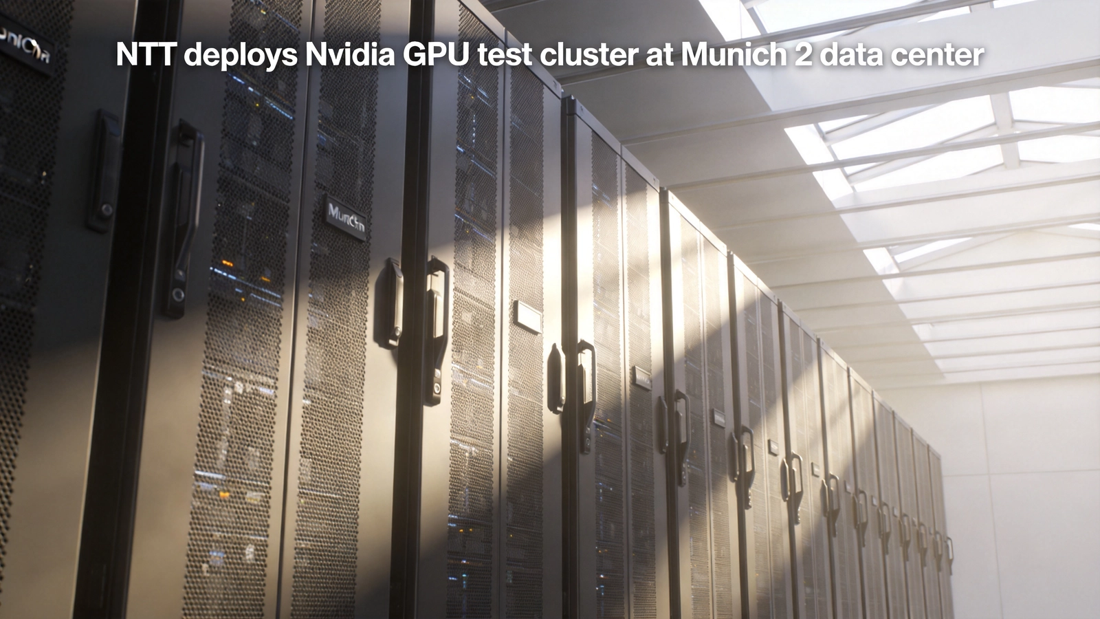 NTT Deploys Nvidia Blackwell GPU Test Cluster at Munich 2 Data Center
