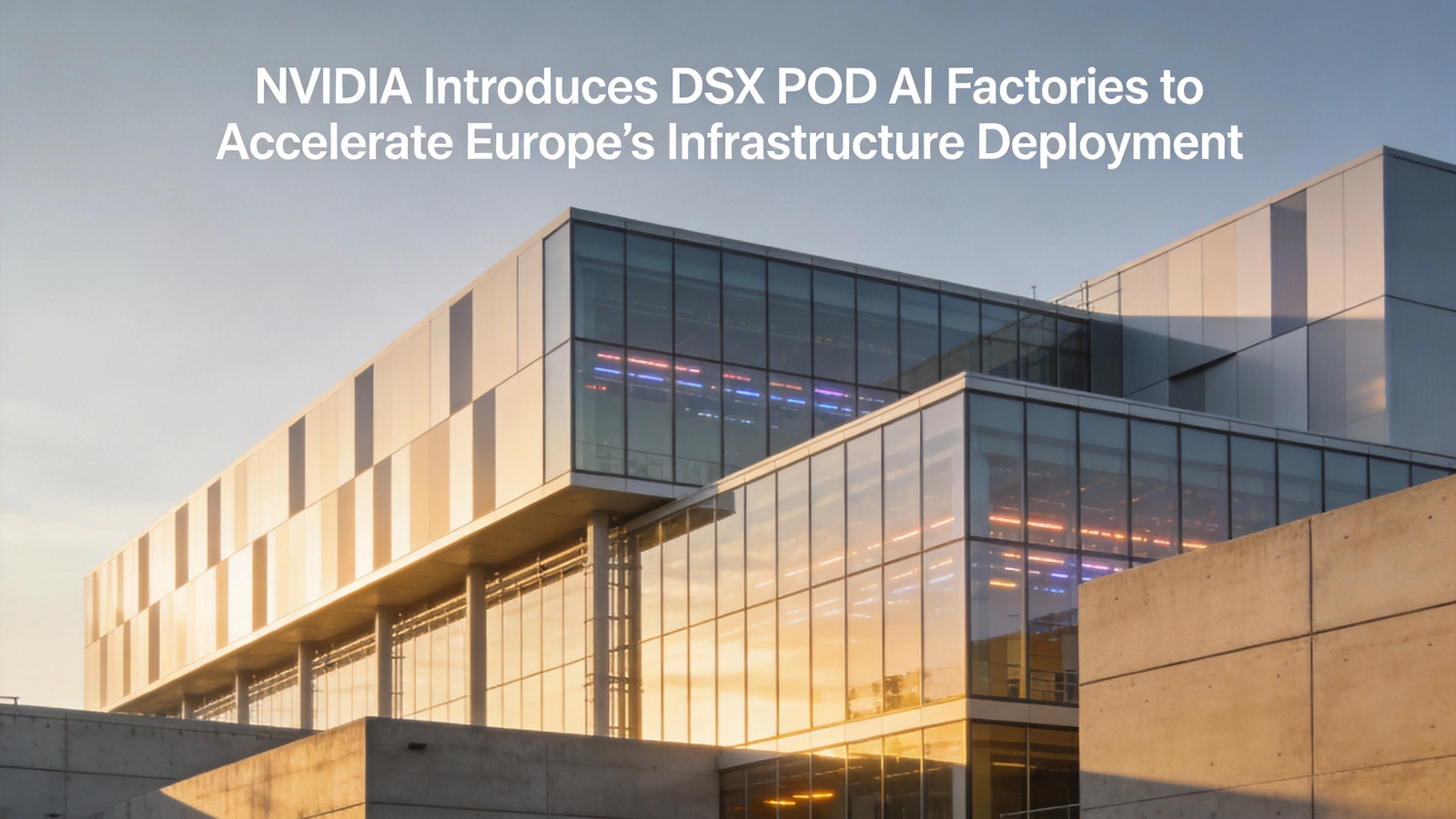NVIDIA Unveils DSX POD Modular AI Factories to Cut Europe Deployment Time to 14 Days