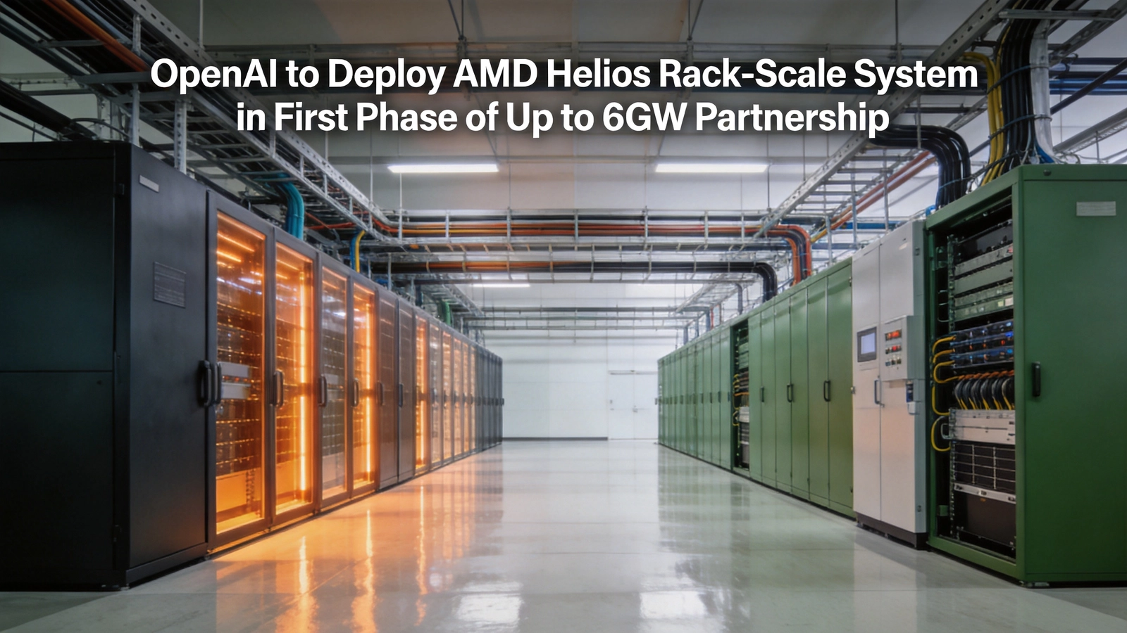 OpenAI to Deploy AMD Helios Rack-Scale System in First Phase of Up to 6GW Partnership