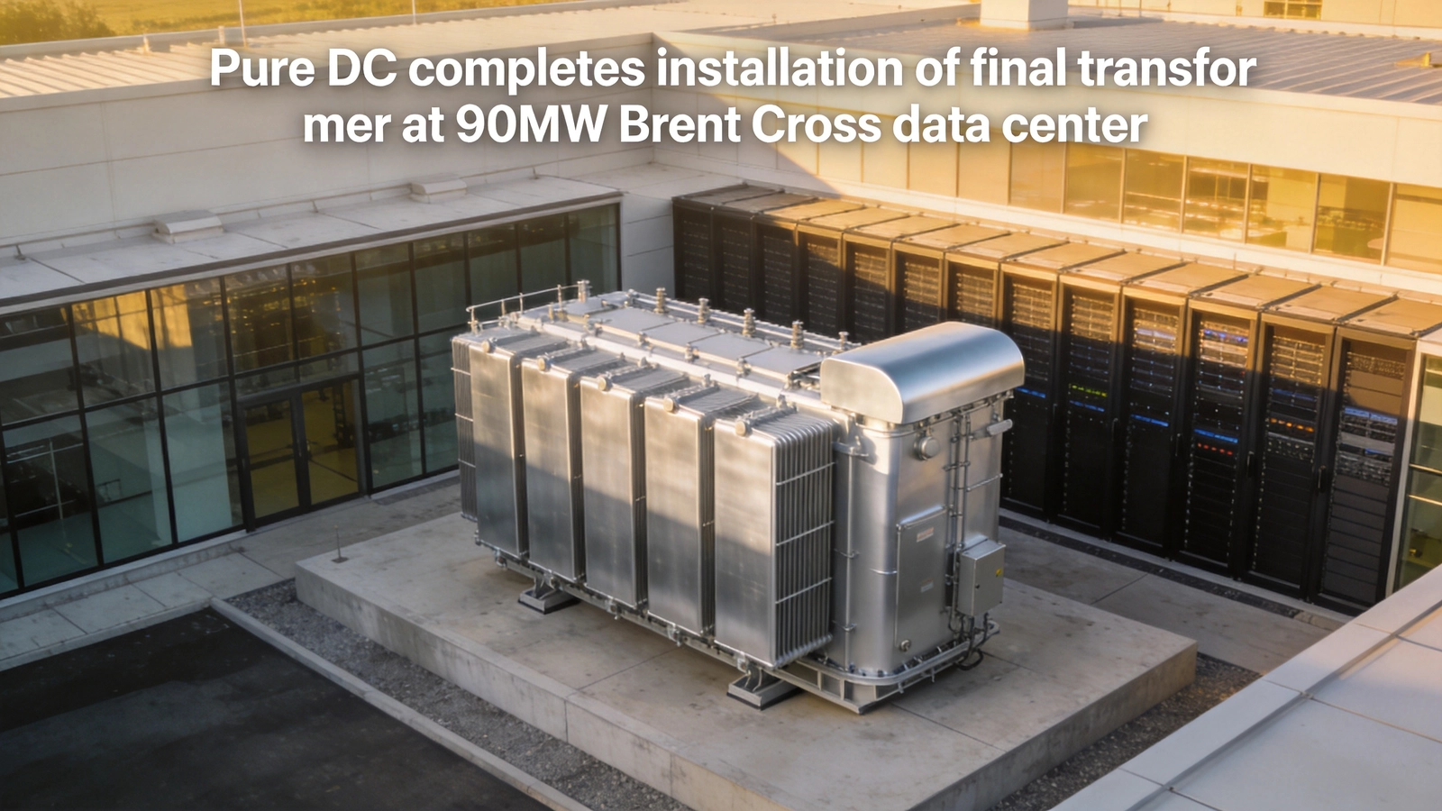 Pure DC Completes Final Transformer Installation at 90MW Brent Cross Data Center Ahead of Energization