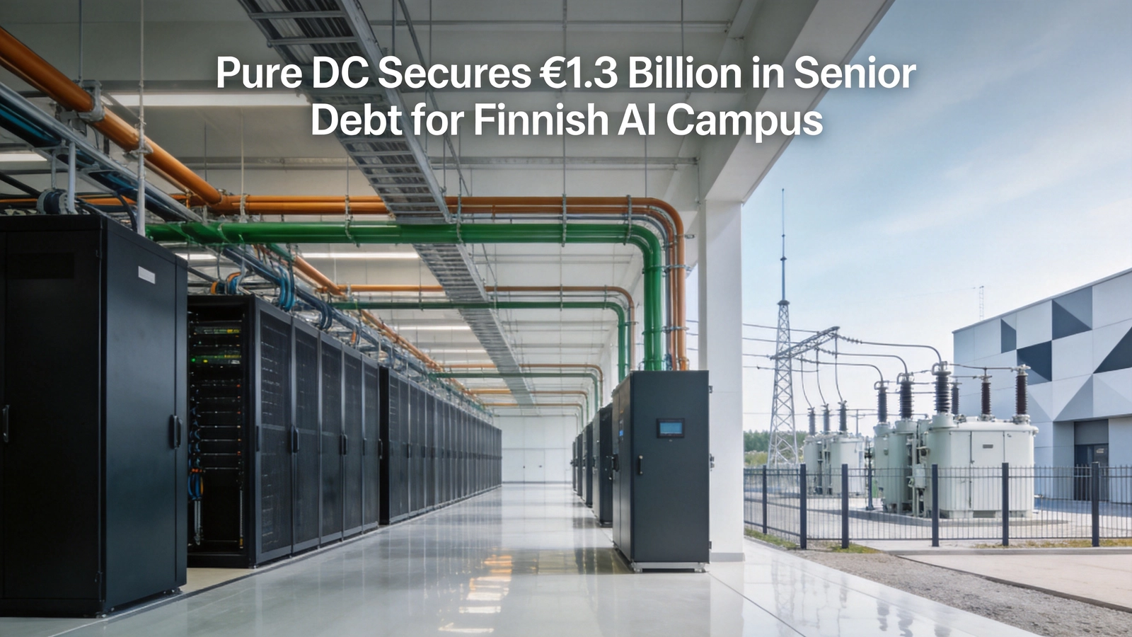 Pure DC Secures €1.3 Billion in Senior Debt for Finnish AI Campus