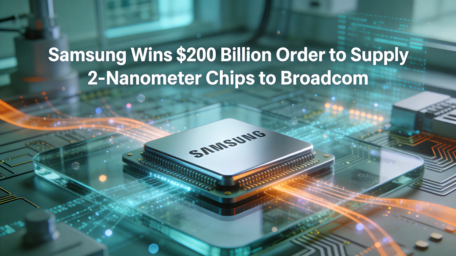 Samsung Wins $200 Billion Order to Supply 2-Nanometer Chips to Broadcom