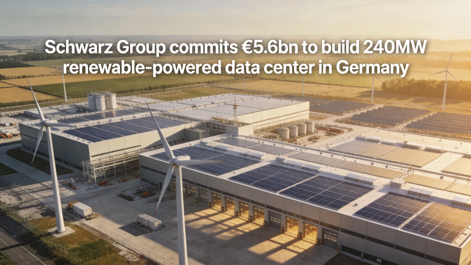Schwarz Group commits €5.6bn to build 240MW renewable-powered data center in Germany