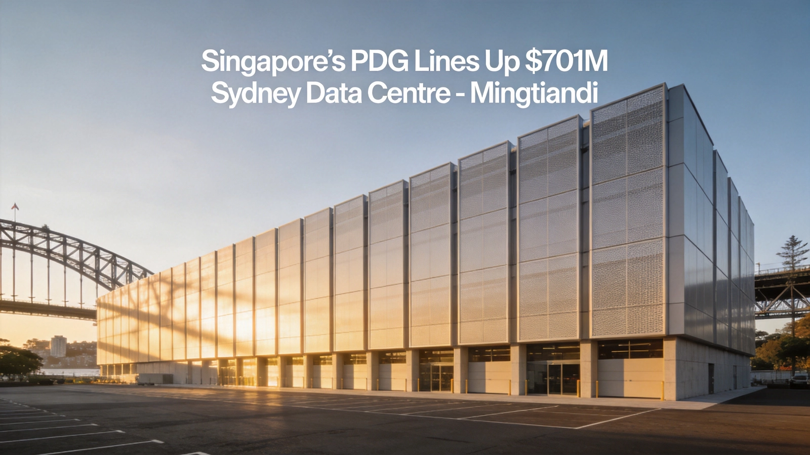 Singapore's PDG Plans A$1B Sydney Data Centre in Australia Debut