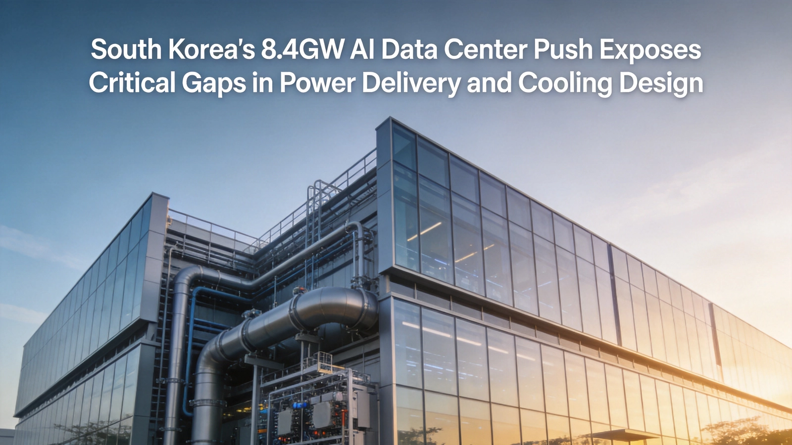 South Korea's 8.4GW AI Data Center Push Exposes Critical Gaps in Power Delivery and Cooling Design