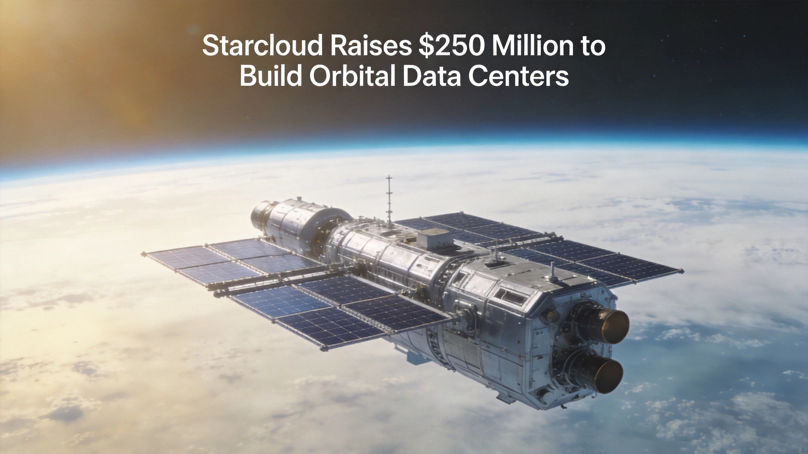 Starcloud Raises $250 Million to Build Orbital Data Centers