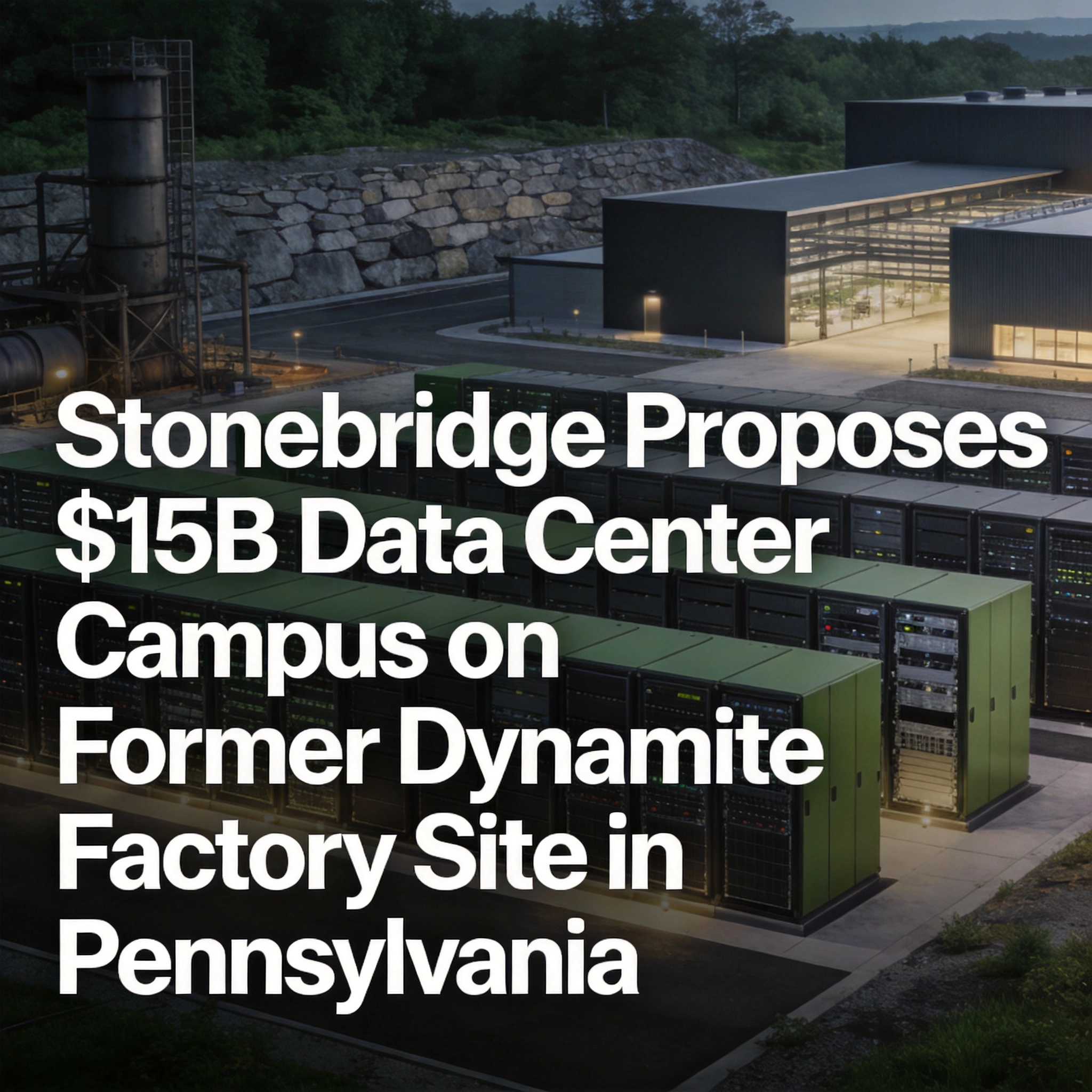 Stonebridge Proposes $15B Data Center Campus on Former Dynamite Factory Site in Pennsylvania