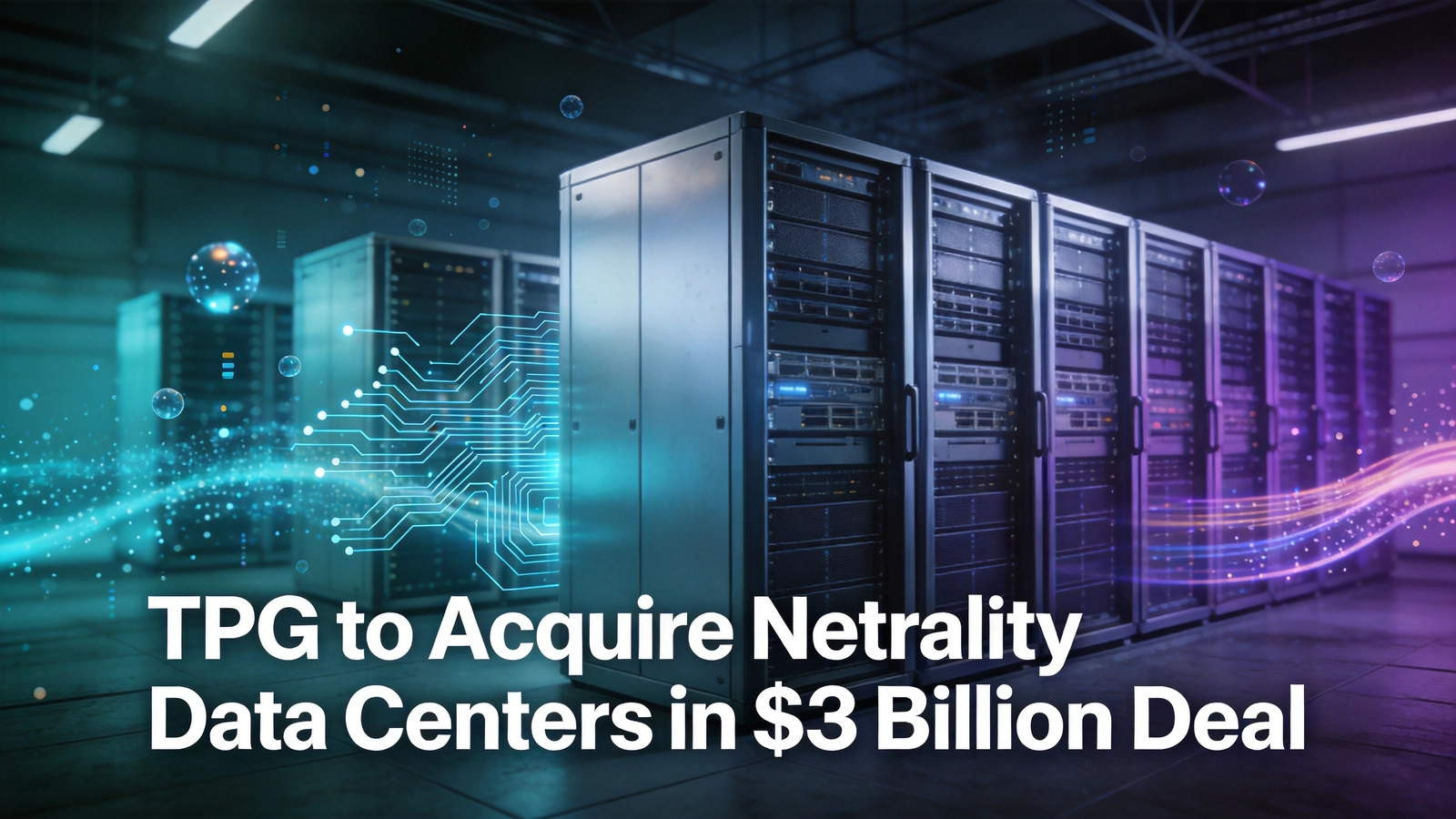 TPG to Acquire Netrality Data Centers in $3 Billion Deal