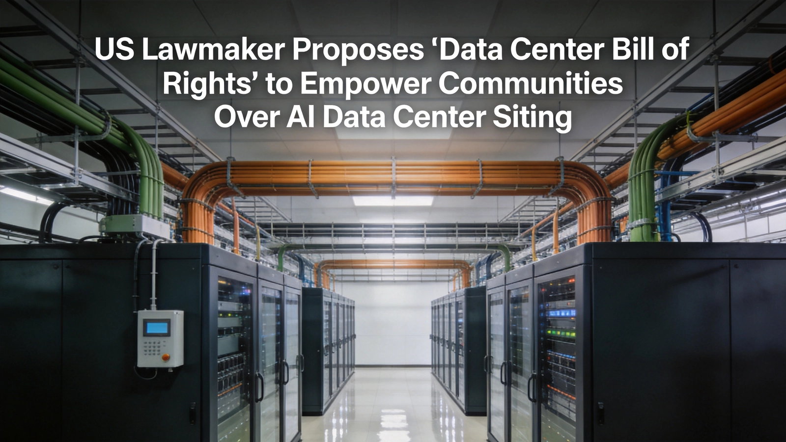 US Lawmaker Proposes 'Data Center Bill of Rights' to Empower Communities Over AI Data Center Siting