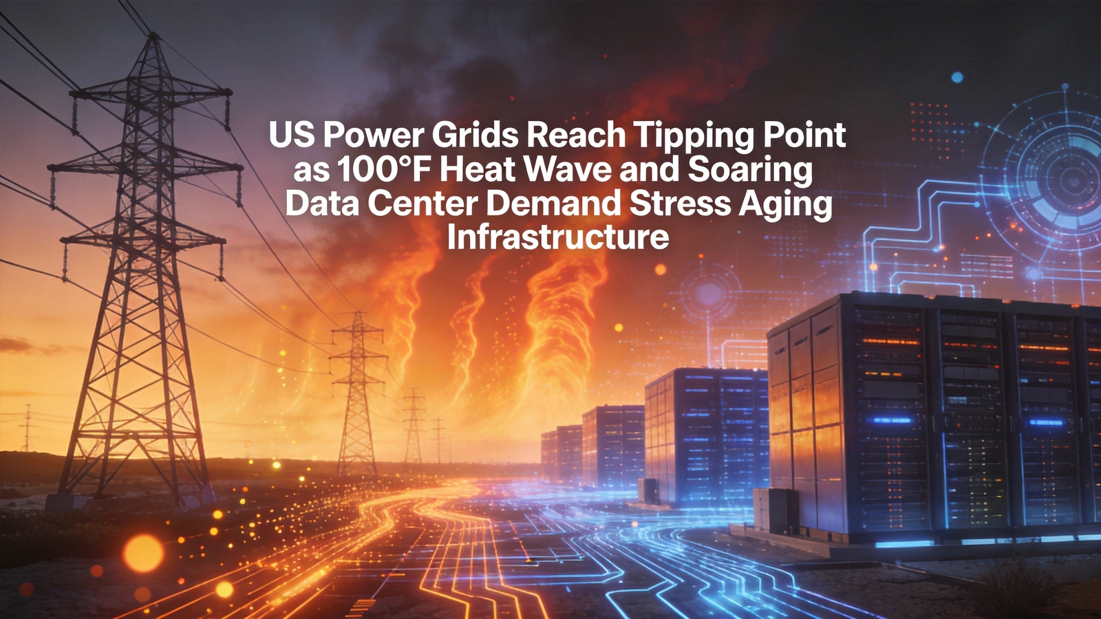 US Power Grids Reach Tipping Point as 100°F Heat Wave and Soaring Data Center Demand Stress Aging Infrastructure
