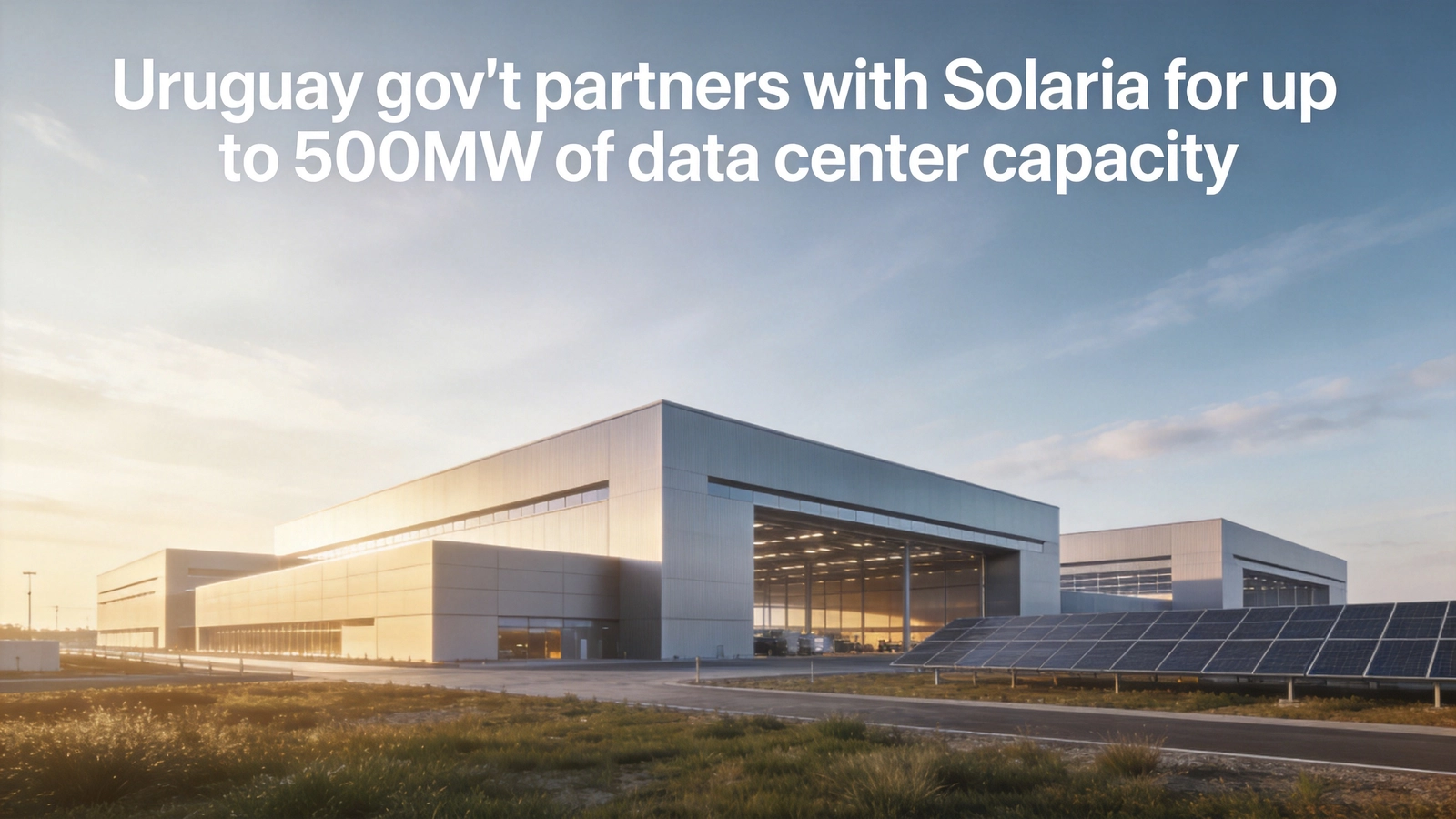 Uruguay Signs $5.7 Billion Deal with Solaria for 500MW of Solar-Powered Data Center Capacity