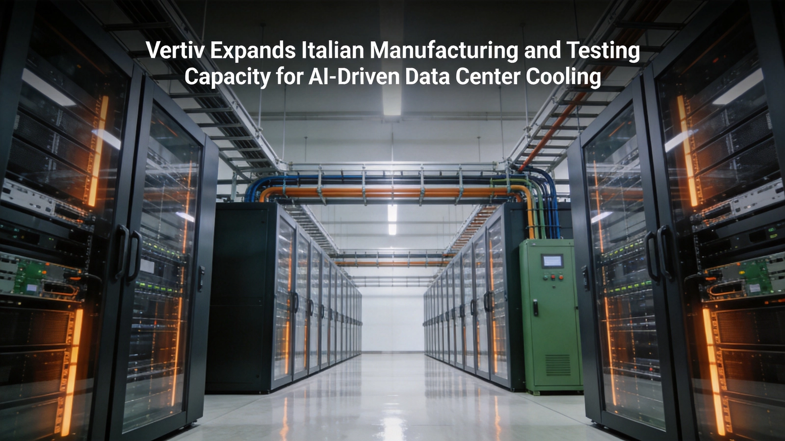 Vertiv Expands Italian Manufacturing and Testing Capacity for AI-Driven Data Center Cooling
