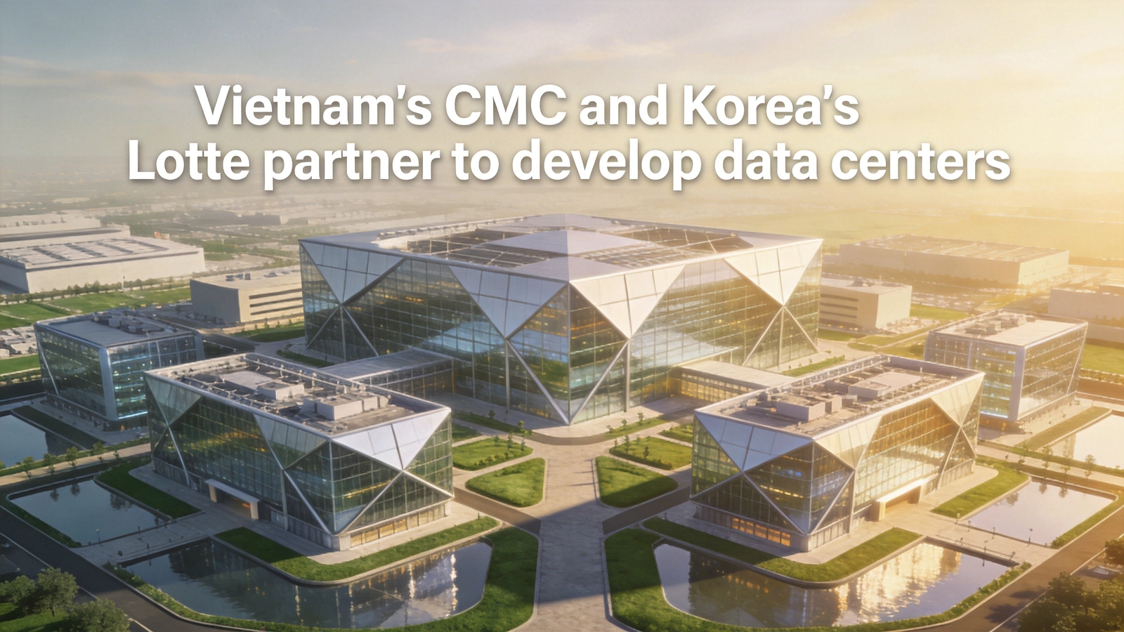 Vietnam's CMC and South Korea's Lotte Innovate Sign MoU to Develop Data Centers