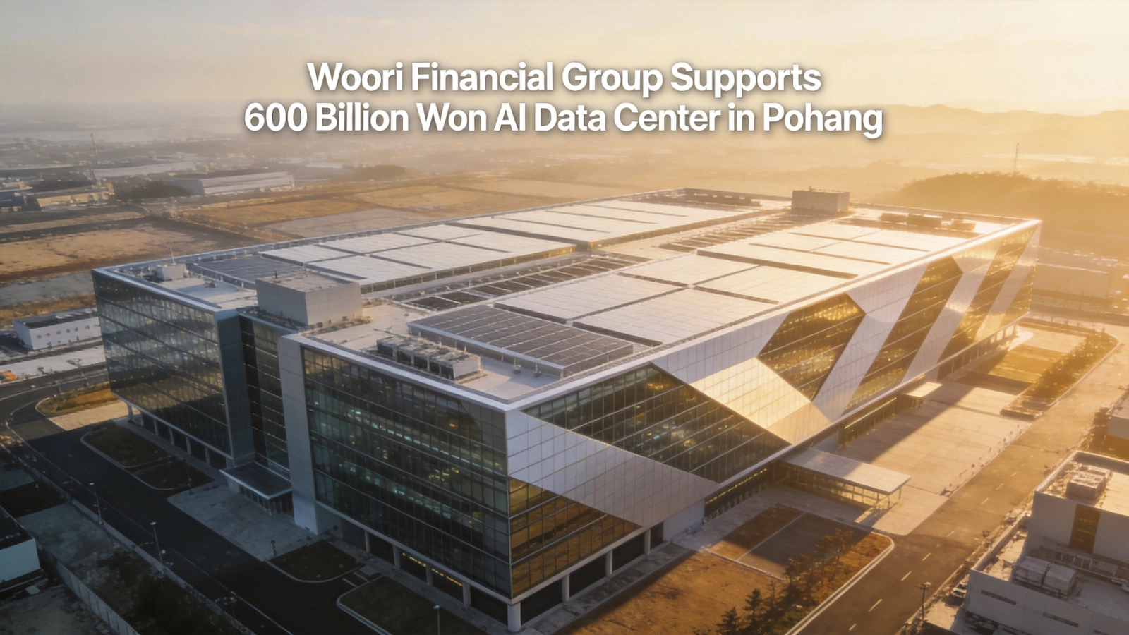 Woori Financial Group Backs 600 Billion Won AI Data Center in Pohang