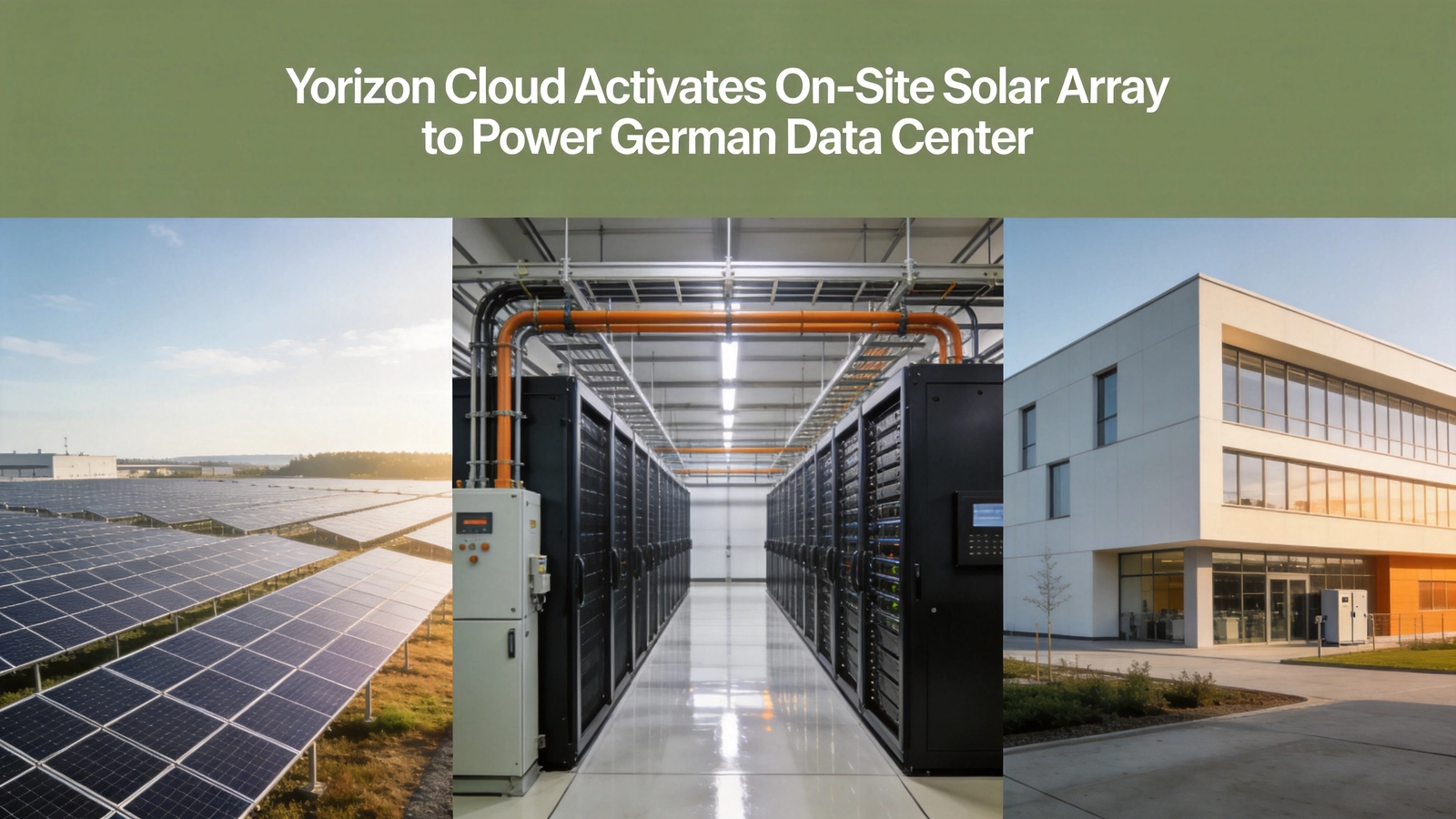 Yorizon Cloud Activates On-Site Solar Array to Power German Data Center