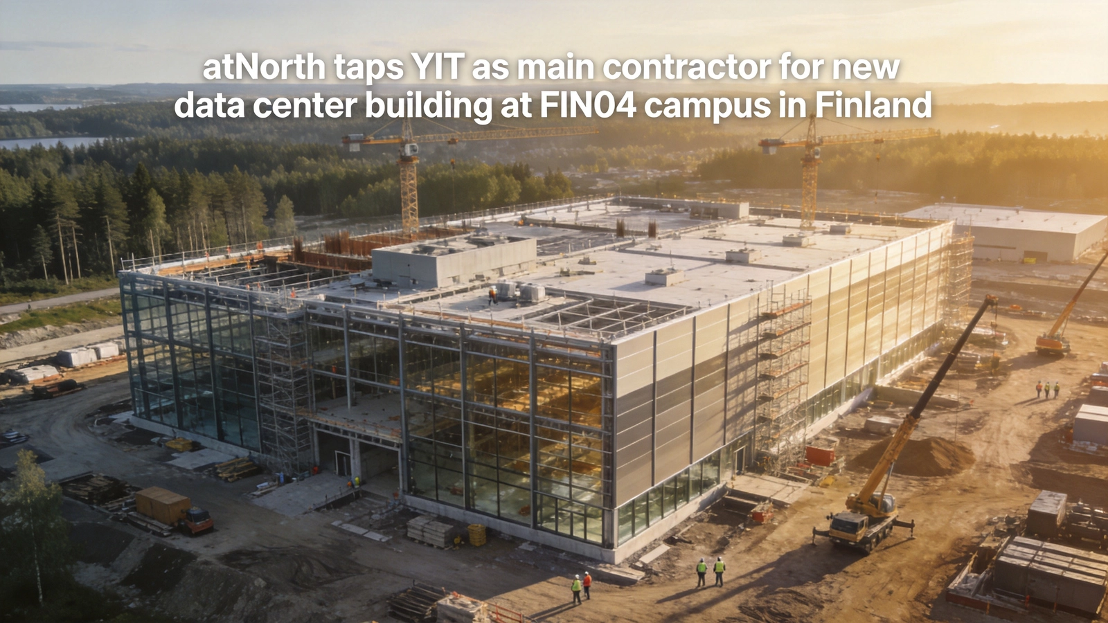 atNorth taps YIT as main contractor for new data center building at FIN04 campus in Finland